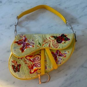 Christian Dior Butterfly Mini Saddle Bag